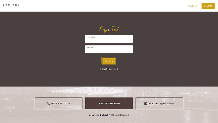Log-in Page
